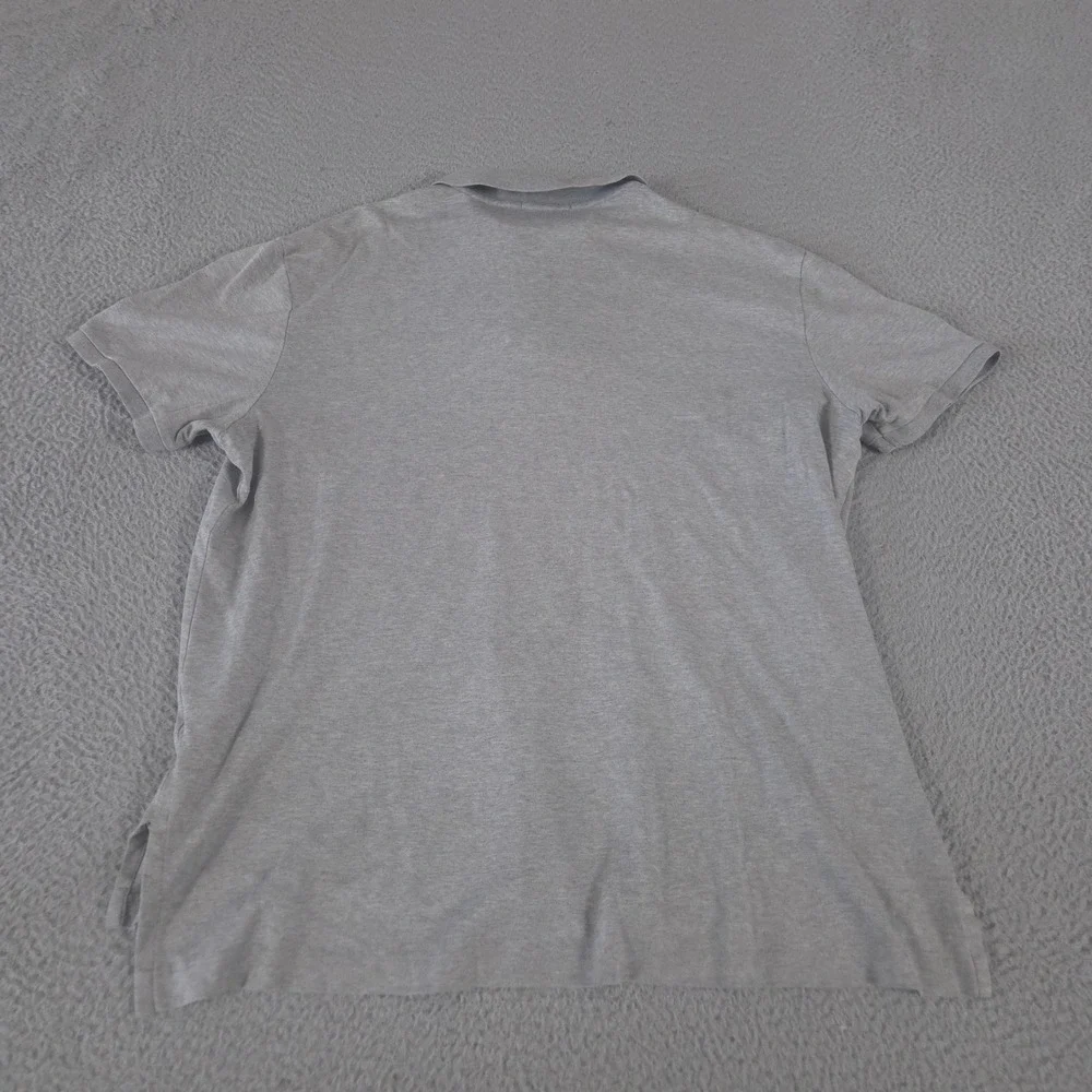 Polo Ralph Lauren Polo Shirt Mens XL Grey Pima Soft Touch Short Sleeve‎ Cotton